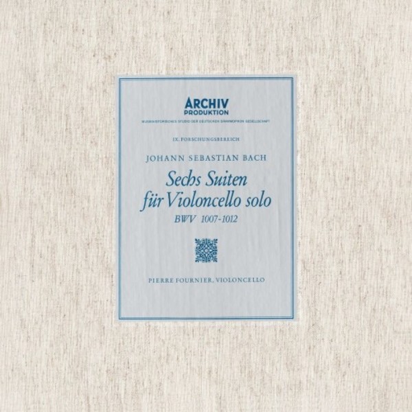 JS Bach - The 6 Cello Suites (LP) | Deutsche Grammophon 4796963