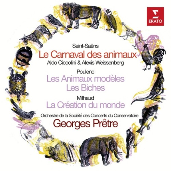 Saint-Saens - Le Carnaval des animaux; Works by Poulenc & Milhaud | Warner - Original Jackets 9029589513