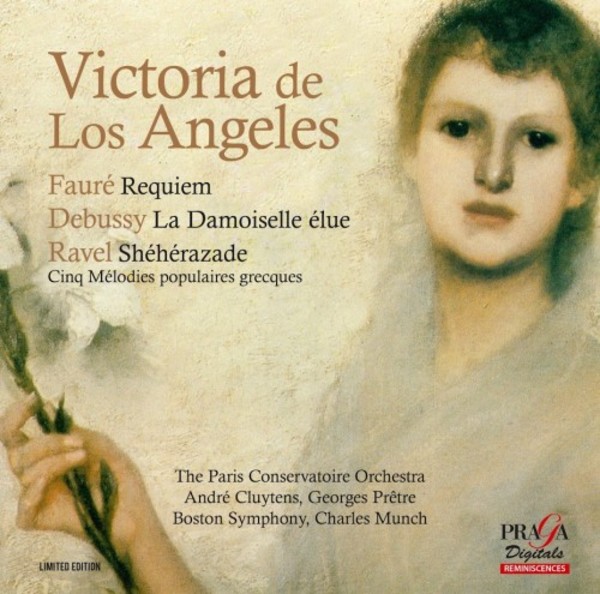 Victoria de los Angeles sings Faure, Debussy & Ravel | Praga Digitals DSD350137