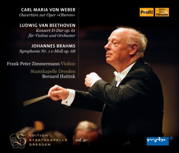 Edition Staatskapelle Dresden Vol.40: Beethoven - Violin Concerto; Brahms - Symphony no.1