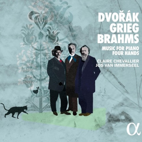 Dvorak, Grieg, Brahms: Music for Piano Four Hands | Alpha ALPHA282