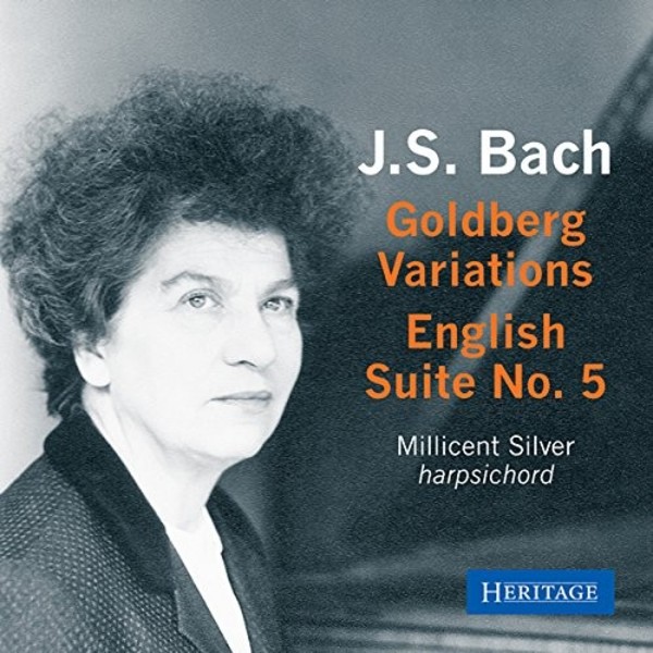 JS Bach - Goldberg Variations, English Suite no.5 | Heritage HTGCD194