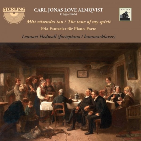 CJL Almqvist - Mit vasendes ton: Free Fantasies for Piano | Sterling CDA1808