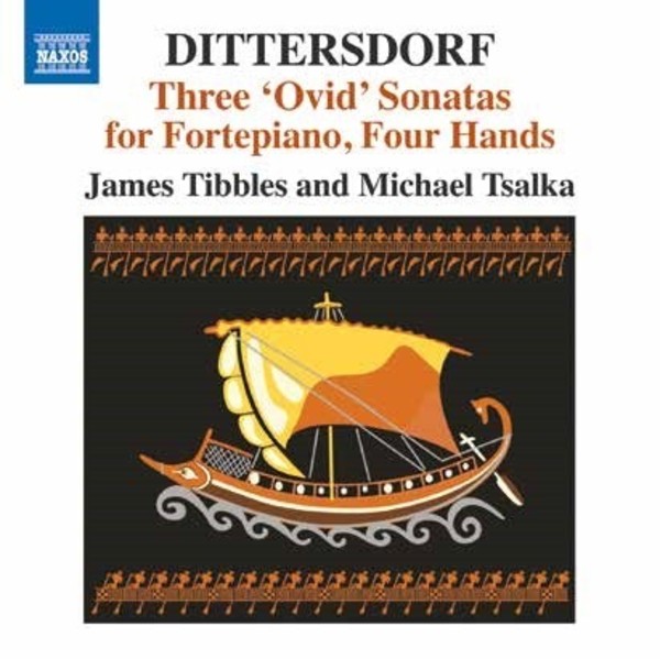 Dittersdorf - Three �Ovid� Sonatas for piano duet | Naxos 8573740