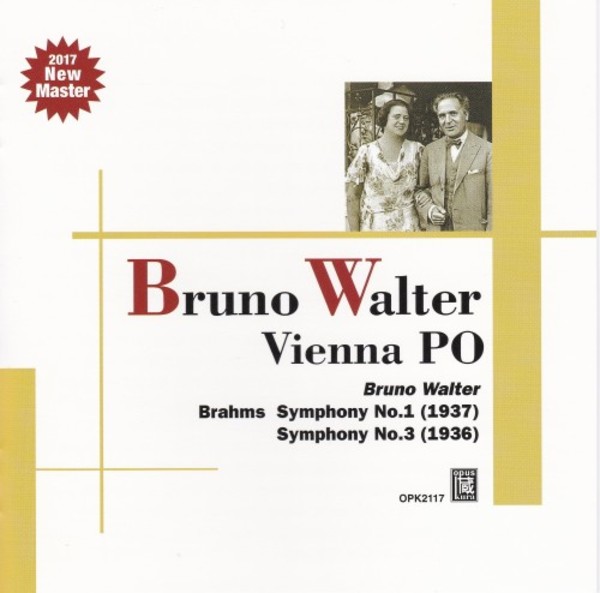 Bruno Walter conducts Brahms Symphonies 1 & 3 | Opus Kura OPK2117