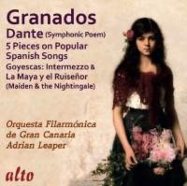 Granados - Dante, 5 Pieces on Spanish Songs | Alto ALC1348