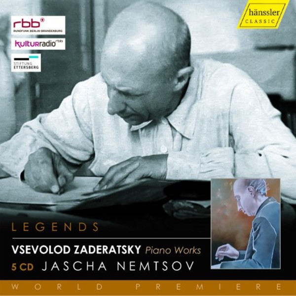 Legends: Piano Works by Vsevolod Zaderatsky | Haenssler Classic HC17035