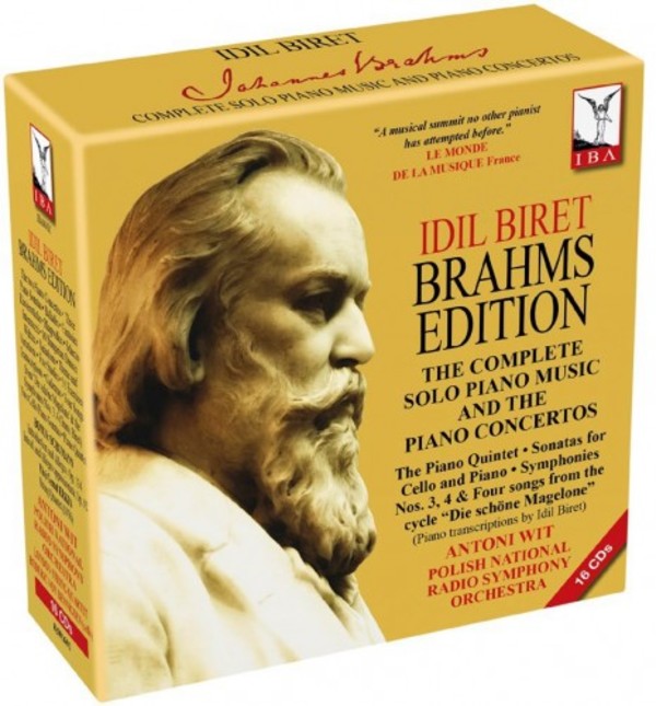 Idil Biret Brahms Edition: Complete Solo Piano Music, Piano Concertos | Idil Biret Edition 8501602