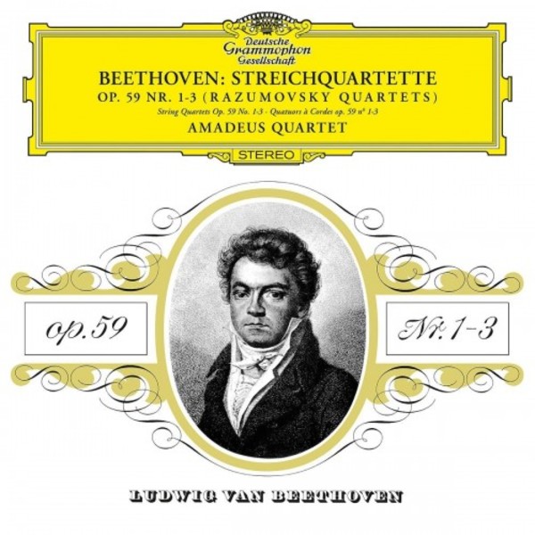 Beethoven - String Quartets op.59 nos. 1-3 Rasumovsky (LP) | Deutsche Grammophon 4798120