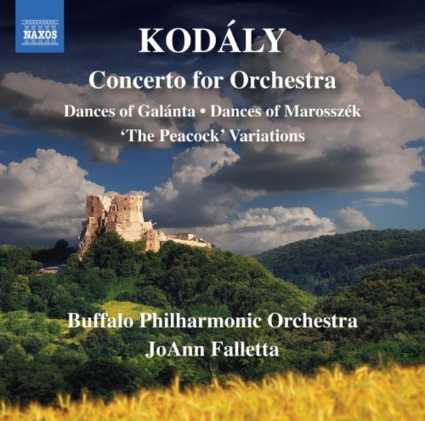 Kodaly - Concerto for Orchestra, Dances of Galanta, Dances of Marosszek, The Peacock Variations | Naxos 8573838