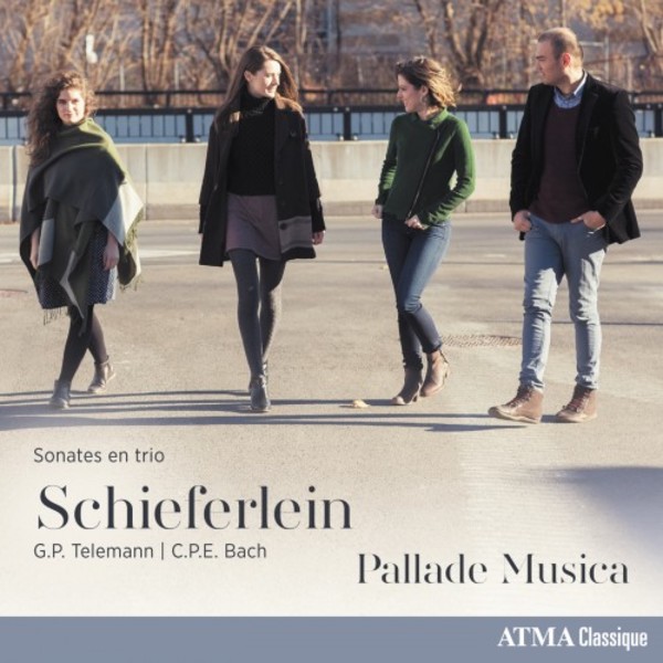 Schieferlein, Telemann & CPE Bach - Trio Sonatas | Atma Classique ACD22744