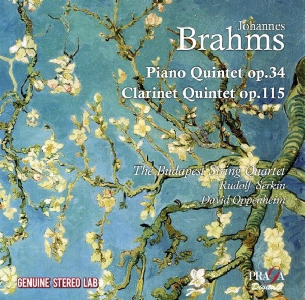 Brahms - Piano Quintet, Clarinet Quintet | Praga Digitals PRD250390