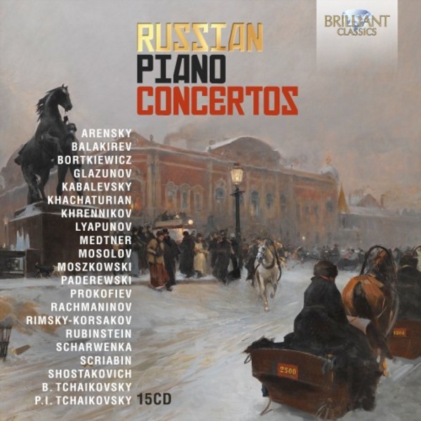 Russian Piano Concertos | Brilliant Classics 95520