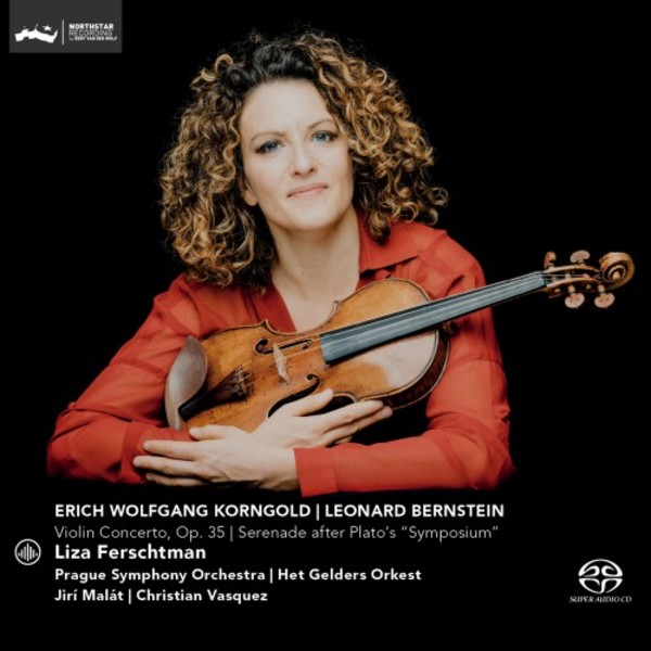 Korngold - Violin Concerto; Bernstein - Serenade after Platos Symposium | Challenge Classics CC72755