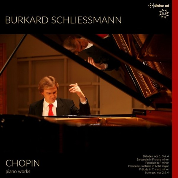 Chopin - Ballades 1, 3 & 4, Barcarolle, Scherzi 2 & 4, etc. (LP) | Divine Art DDL12401