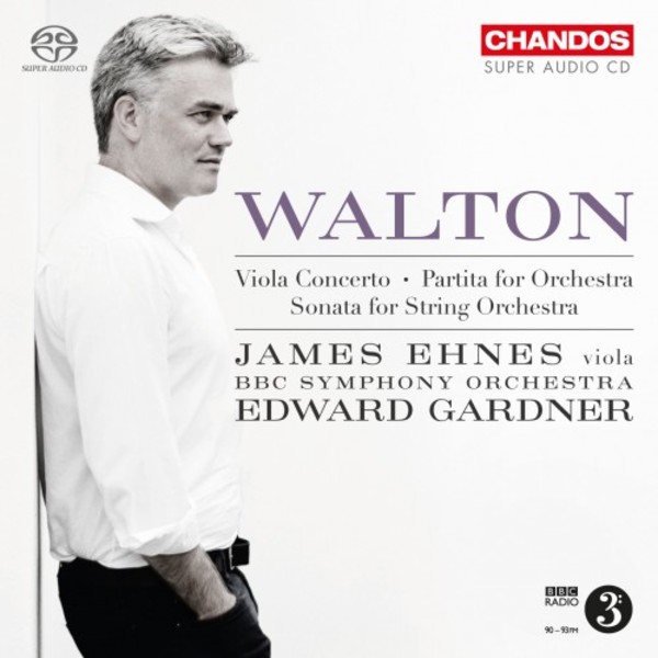 Walton - Viola Concerto, Partita, Sonata for String Orchestra | Chandos CHSA5210