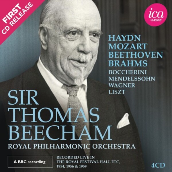 Beecham conducts Haydn, Mozart, Beethoven, Brahms, etc. | ICA Classics ICAC5148
