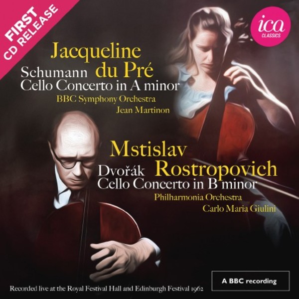 Du Pre & Rostropovich play Schumann & Dvorak Cello Concertos | ICA Classics ICAC5149