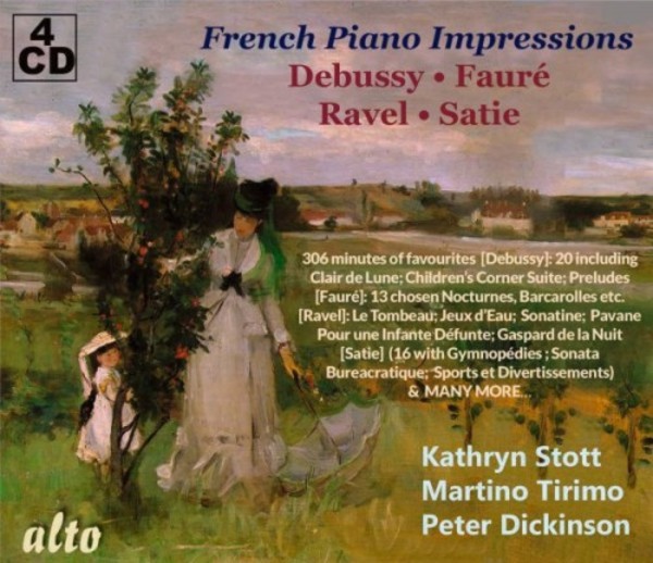 French Piano Impressions: Debussy, Faure, Ravel, Satie | Alto ALC4004