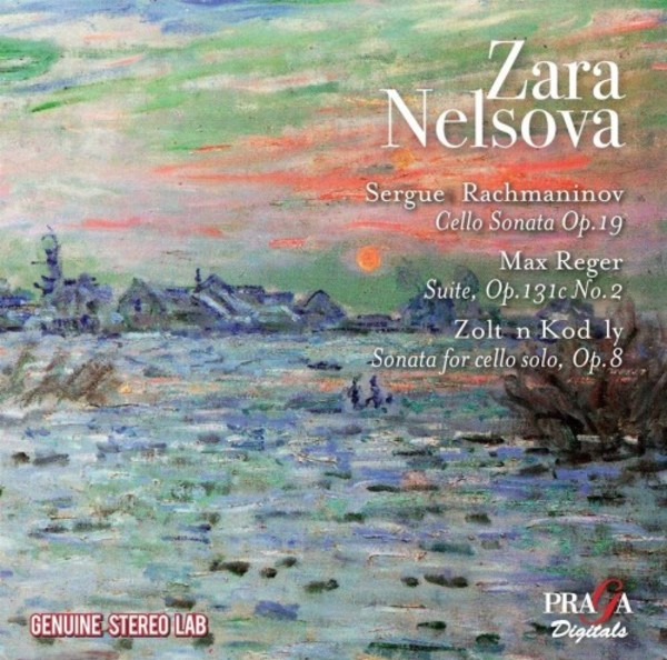 Rachmaninov, Reger, Kodaly - Cello Sonatas | Praga Digitals PRD250411