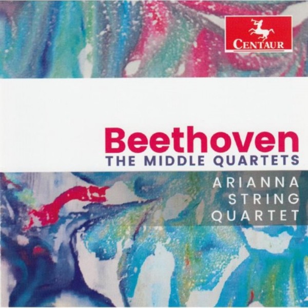 Beethoven - The Middle Quartets | Centaur Records CRC3544