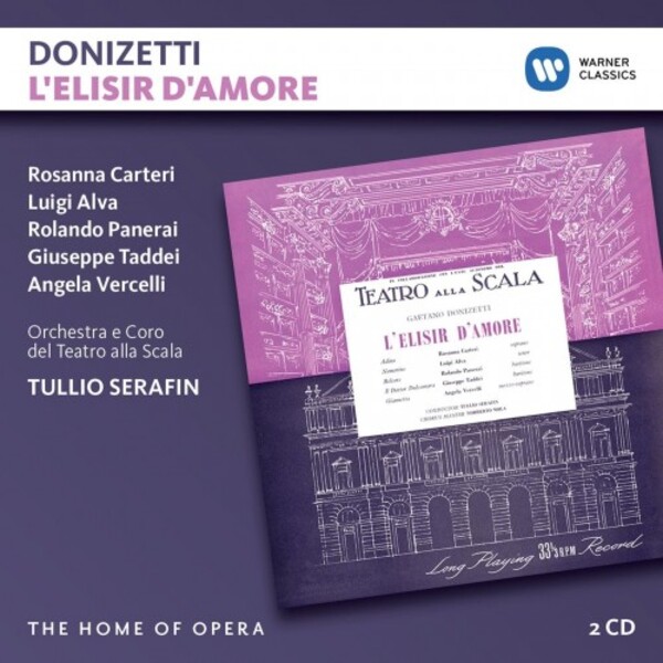 Donizetti - Lelisir damore | Warner - The Home of Opera 9029573590