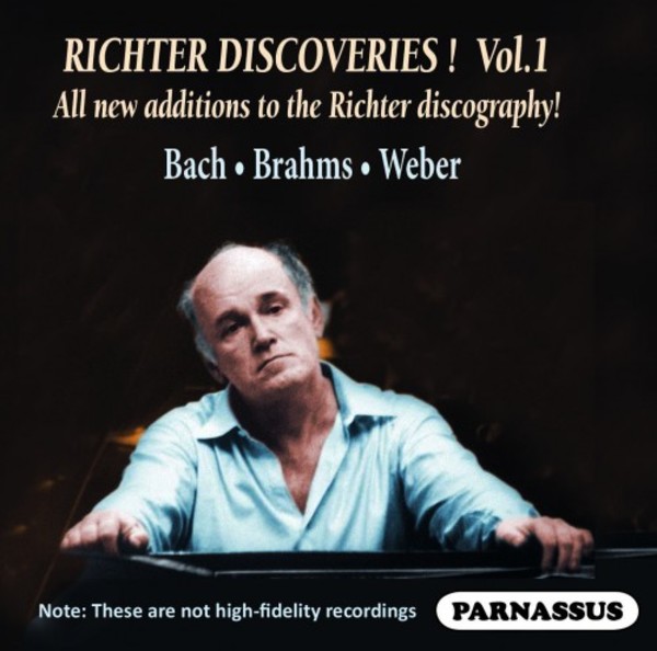 Richter Discoveries Vol.1: JS Bach, Brahms, Weber | Parnassus PACD96063