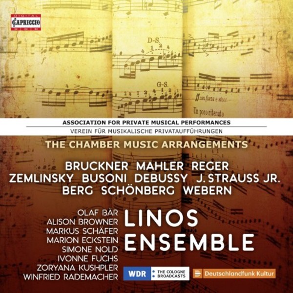 Verein fur musikalische Privatauffuhrungen: The Chamber Music Arrangements | Capriccio C7265