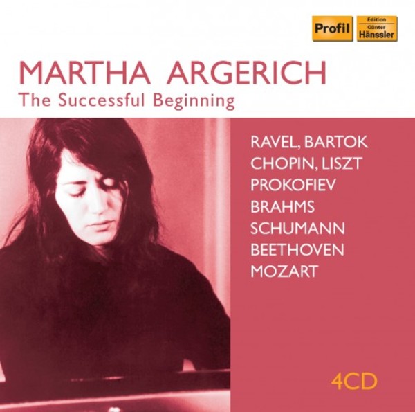 Martha Argerich: The Successful Beginning | Haenssler Profil PH18050