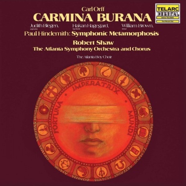 Orff - Carmina Burana; Hindemith - Symphonic Metamorphosis (LP) | Telarc TEL00006