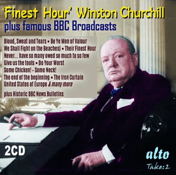 Finest Hour: Winston Churchills Greatest Speeches + Famous BBC Broadcasts | Alto ALN1504