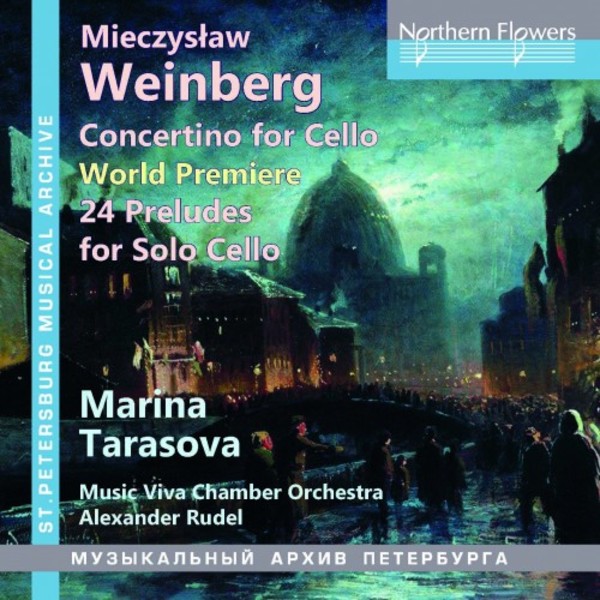 Weinberg - Concertino for Cello & Orchestra, 24 Preludes for Solo Cello | Northern Flowers NFPMA99131