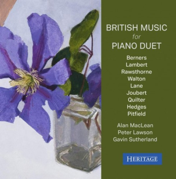 British Music for Piano Duet | Heritage HTGCD202
