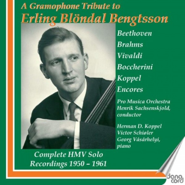 Erling Blondal Bengtsson: Complete HMV Solo Recordings 1950-1961 | Danacord DACOCD738