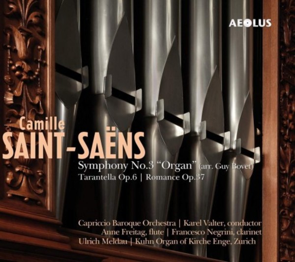 Saint-Saens - Symphony no.3 (arr. G Bovet), Tarantella, Romance | Aeolus AE10097