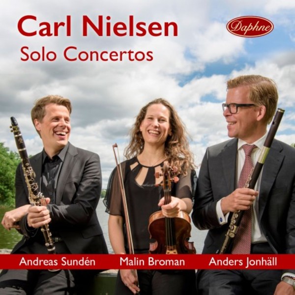 Nielsen - Violin, Flute & Clarinet Concertos | Daphne DAPHNE1056