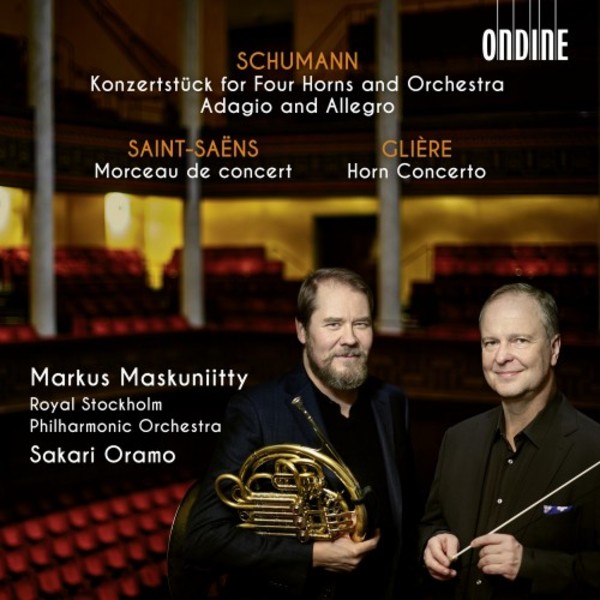 Schumann, Saint-Saens & Gliere - Music for Horn & Orchestra | Ondine ODE13392