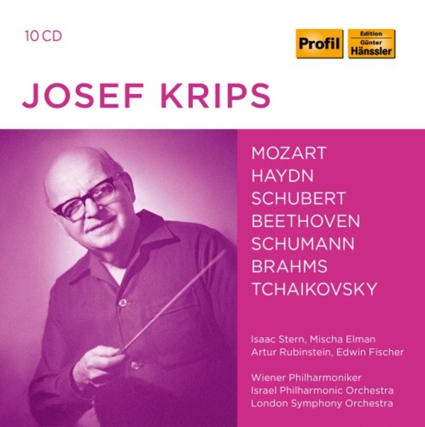 Krips conducts Mozart, Haydn, Schubert, Beethoven, Schumann, Brahms, Tchaikovsky | Haenssler Profil PH18077