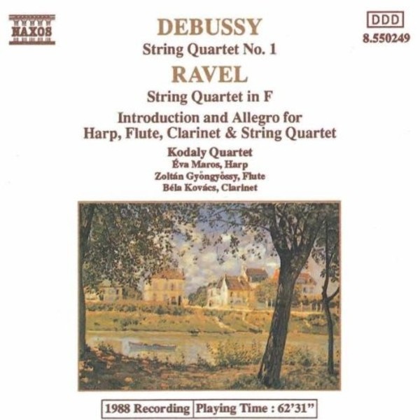 Debussy & Ravel - String Quartets | Naxos 8550249