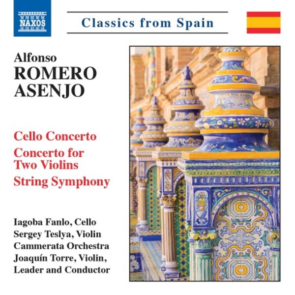 Romero Asenjo - Cello Concerto, Concerto for 2 Violins, String Symphony | Naxos - Spanish Classics 8579044