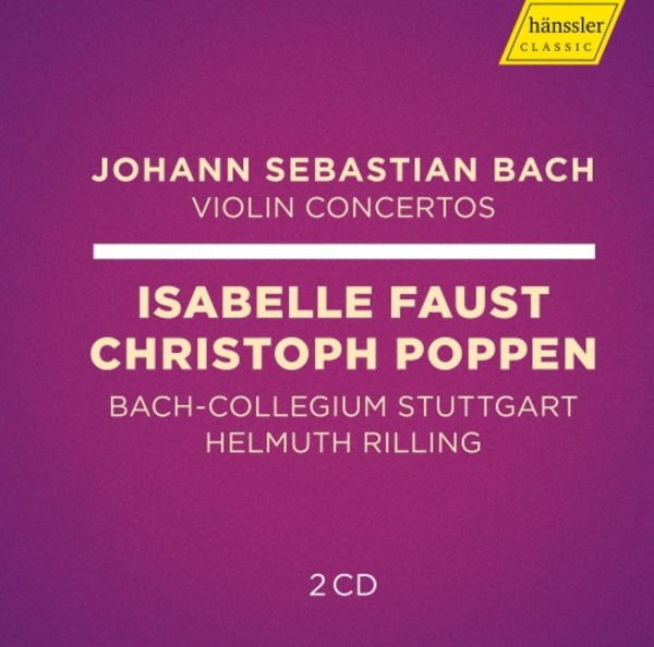 JS Bach - Violin Concertos | Haenssler Classic HC18054