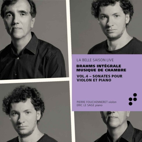 Brahms - Complete Chamber Music Vol.4: Violin Sonatas | B Records LBM020