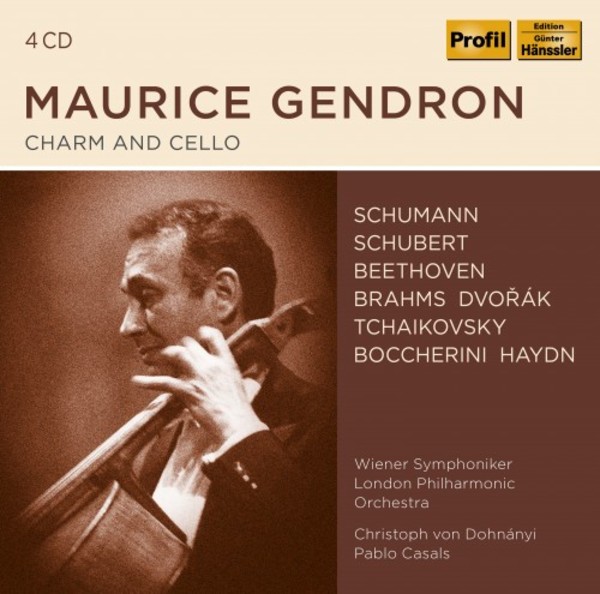 Maurice Gendron: Charm and Cello | Haenssler Profil PH18091