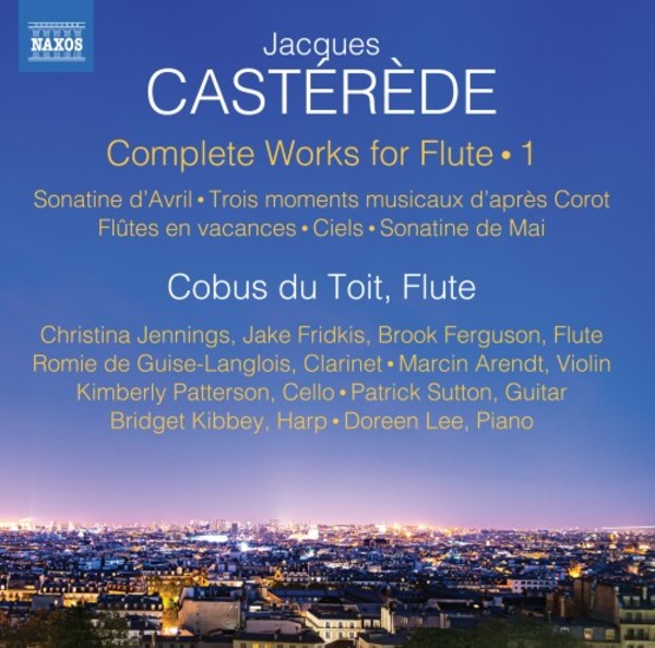 Casterede - Complete Works for Flute Vol.1 | Naxos 8573949