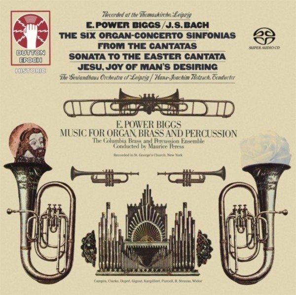JS Bach - Organ Sinfonias; Music for Organ, Brass and Percussion | Dutton - Epoch CDLX7368