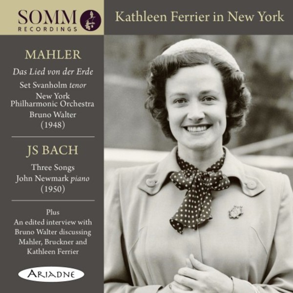 Kathleen Ferrier in New York | Somm ARIADNE5007