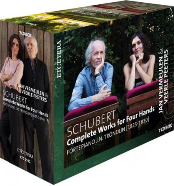 Schubert - Complete Works for Four Hands | Etcetera KTC1511