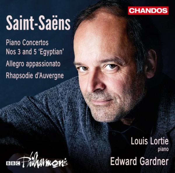 Saint-Saens - Piano Concertos 3 & 5, Rhapsodie dAuvergne, Allegro appassionato | Chandos CHAN20038