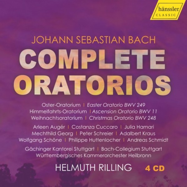 JS Bach - Complete Oratorios | Haenssler Classic HC19047
