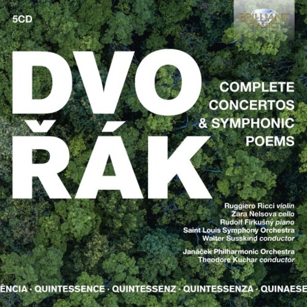 Dvorak - Complete Concertos & Symphonic Poems | Brilliant Classics 96110